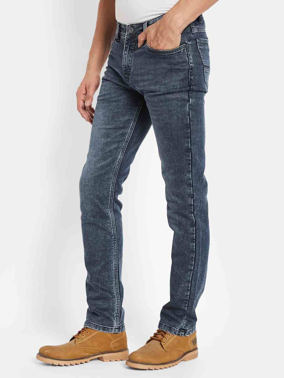 Octave Men Highly Distressed Stretchable Jeans