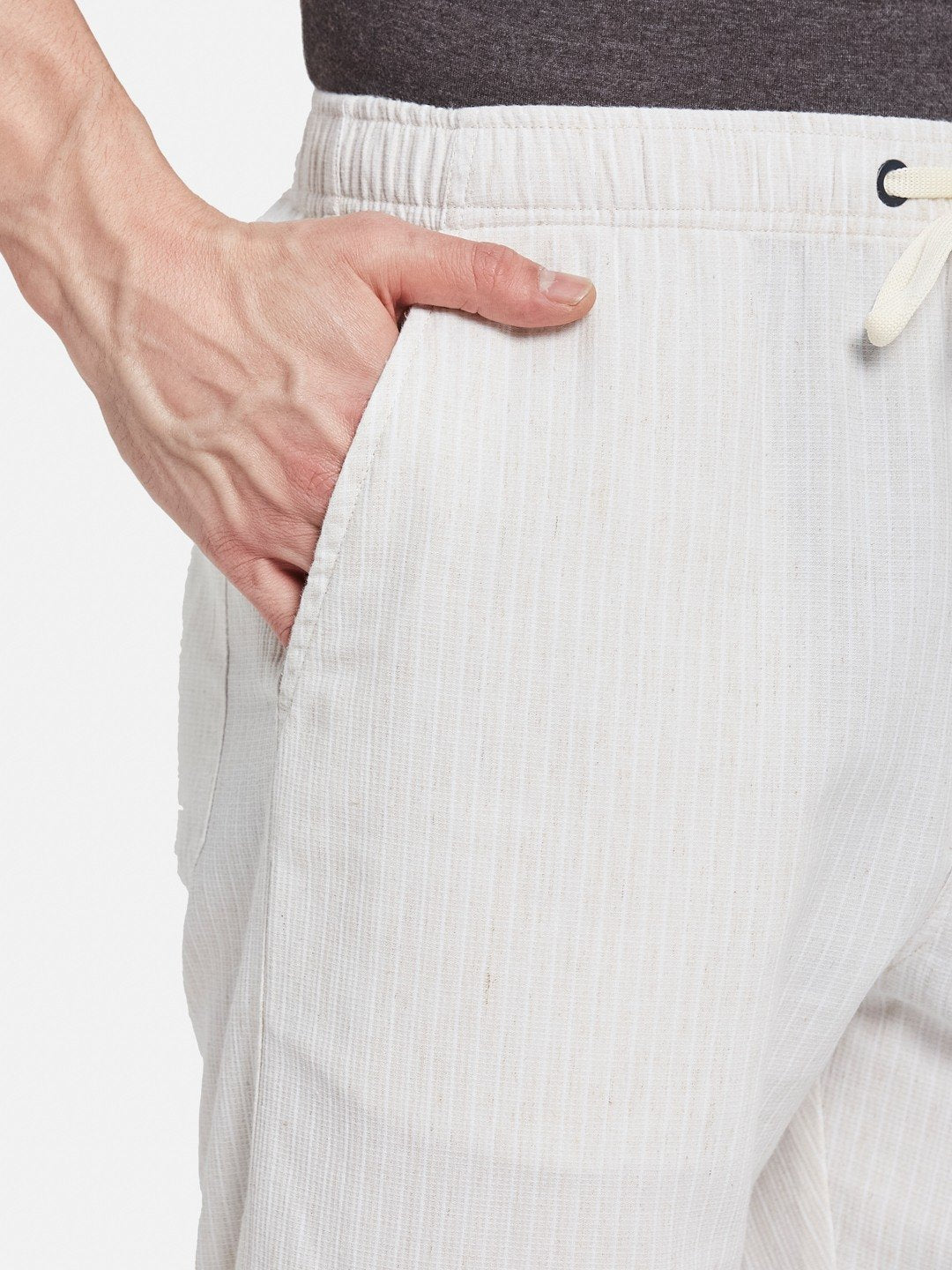 Octave Men Cotton Mid Rise Track Pants