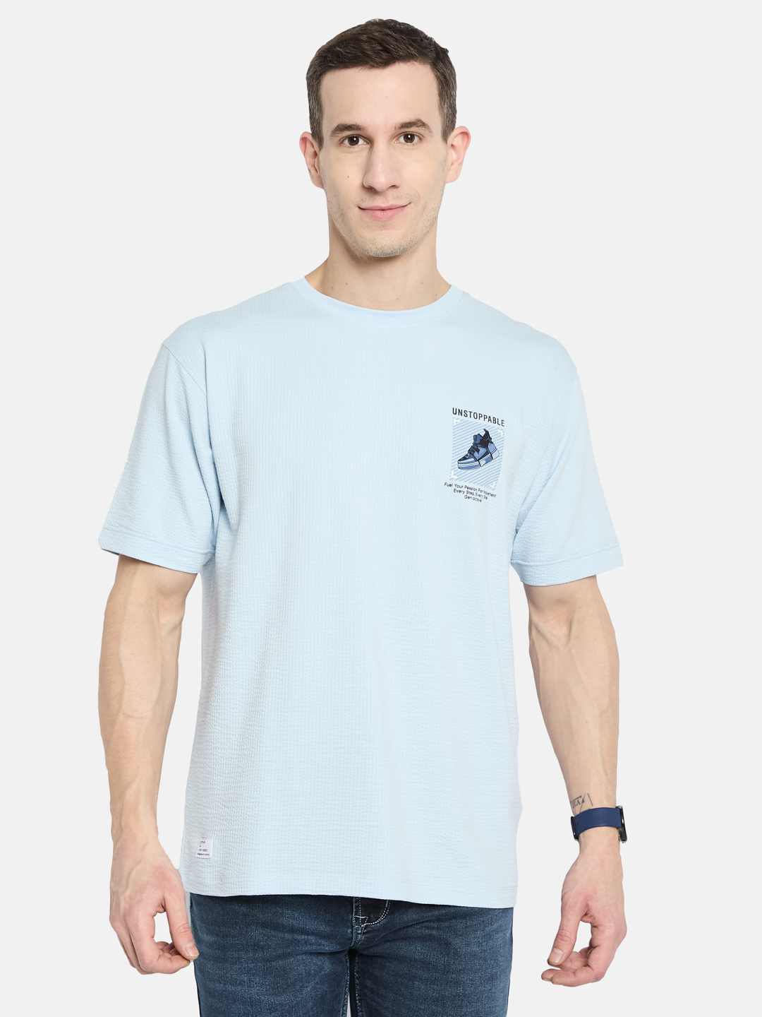 Octave Men Printed T-shirt