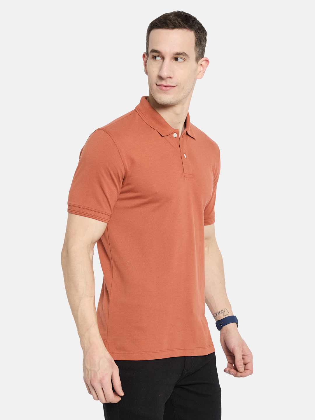 Octave Men Polo Collar T-shirt