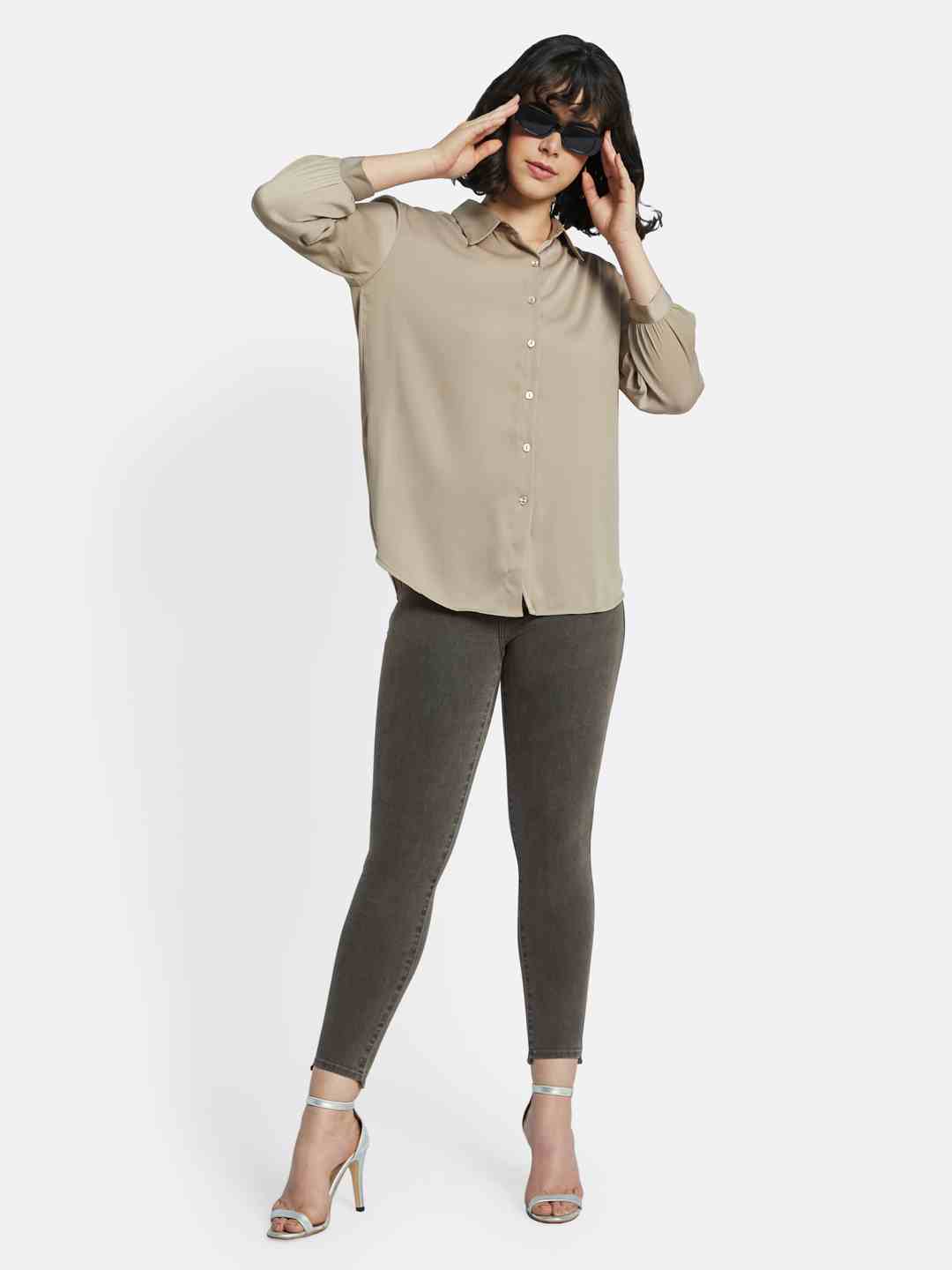 METTLE Women Opaque Casual Shirt