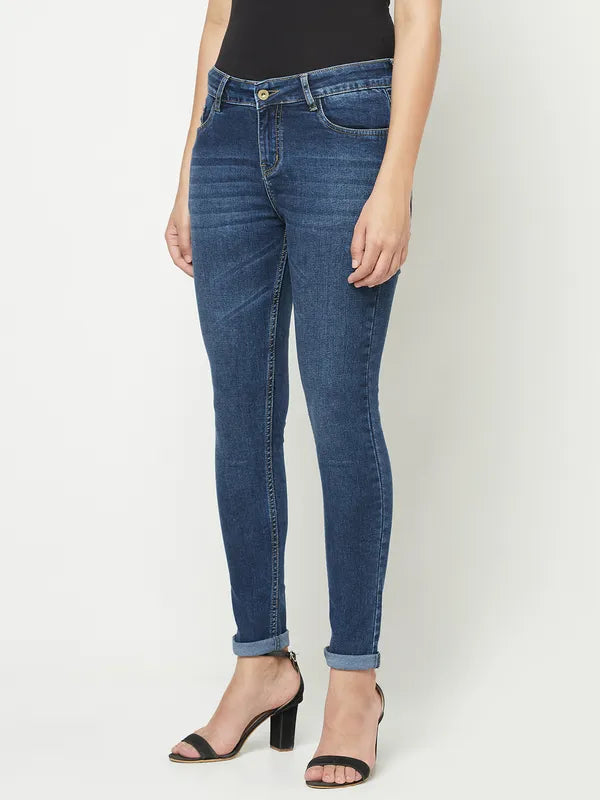 Women Medium Blue Jeans