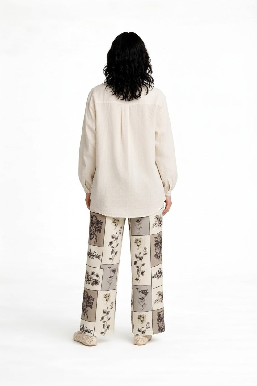 Women Regular Fit Floral Track Pants