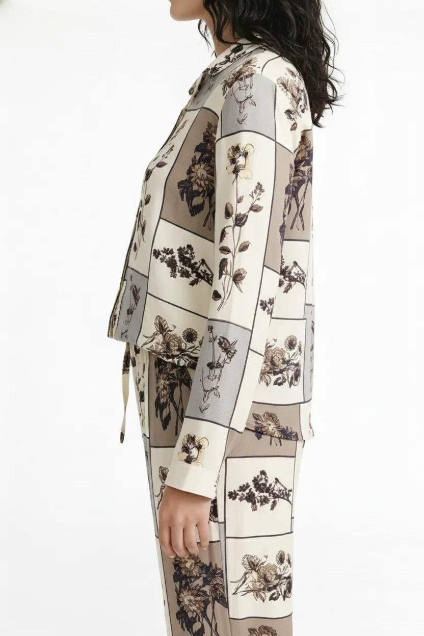 Women Mastic Printed Casual Shirt-
