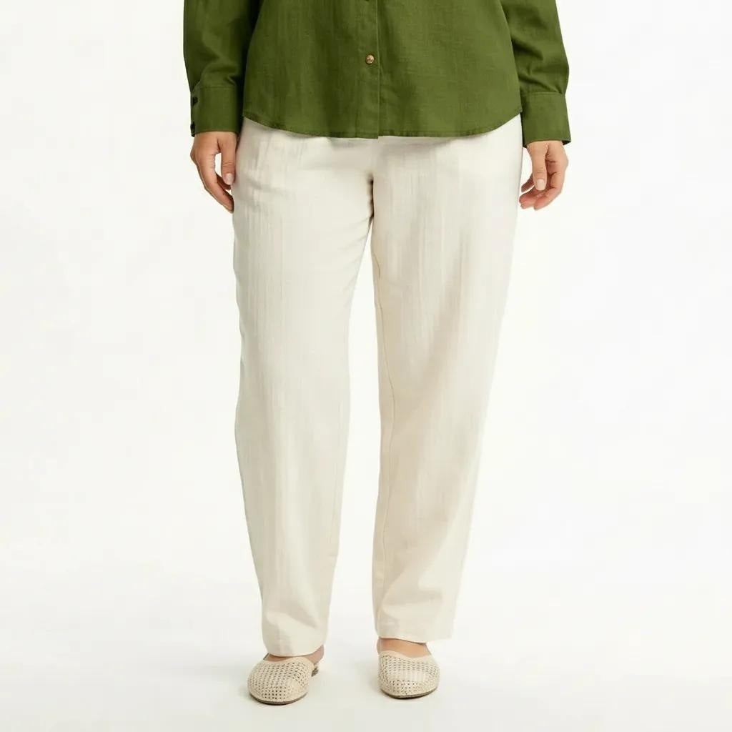 Women Regular Fit Self Design Cotton Track Pants