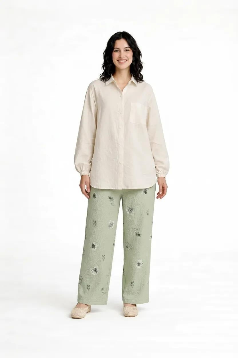 Women Regular Fit Floral Track Pants