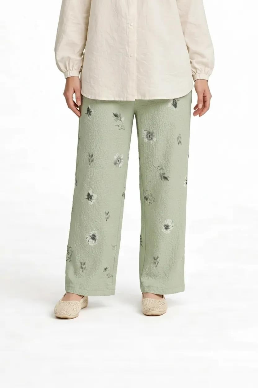 Women Regular Fit Floral Track Pants