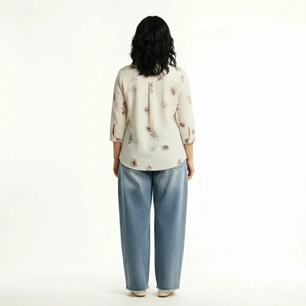 Women Mastic Floral Printed Casual Shirt