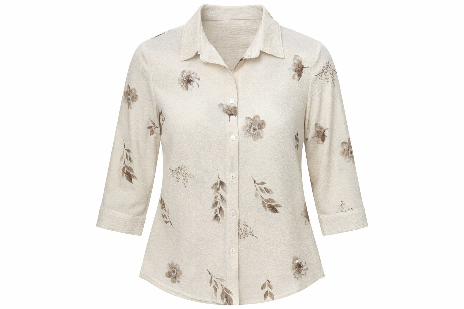 Women Mastic Floral Printed Casual Shirt