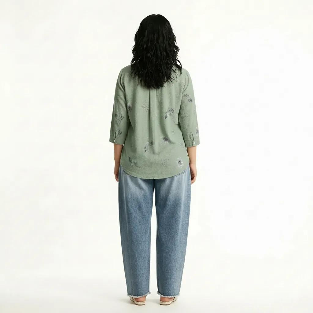 Women Floral Printed Casual Shirt