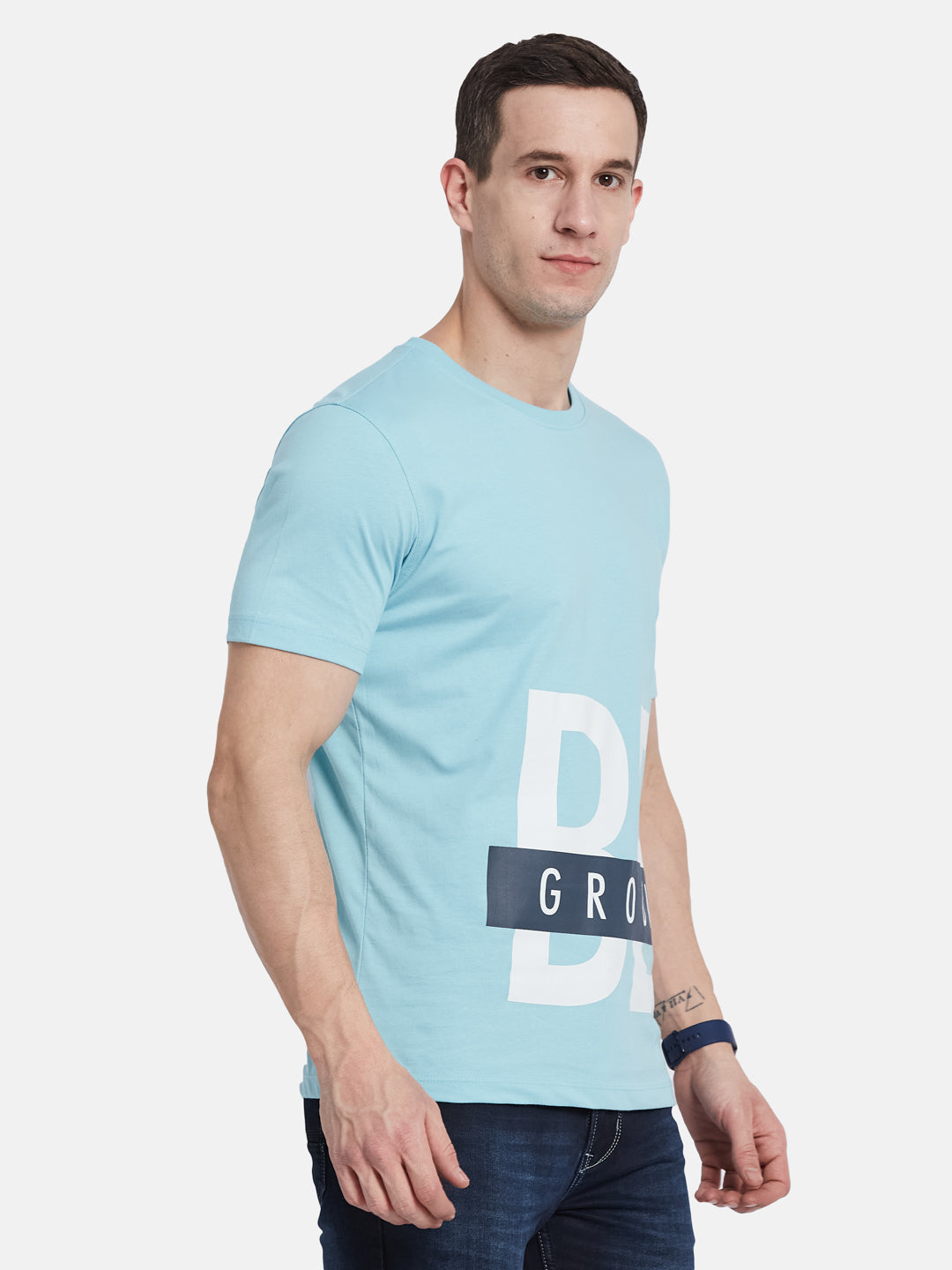 Octave Men Printed T-shirt