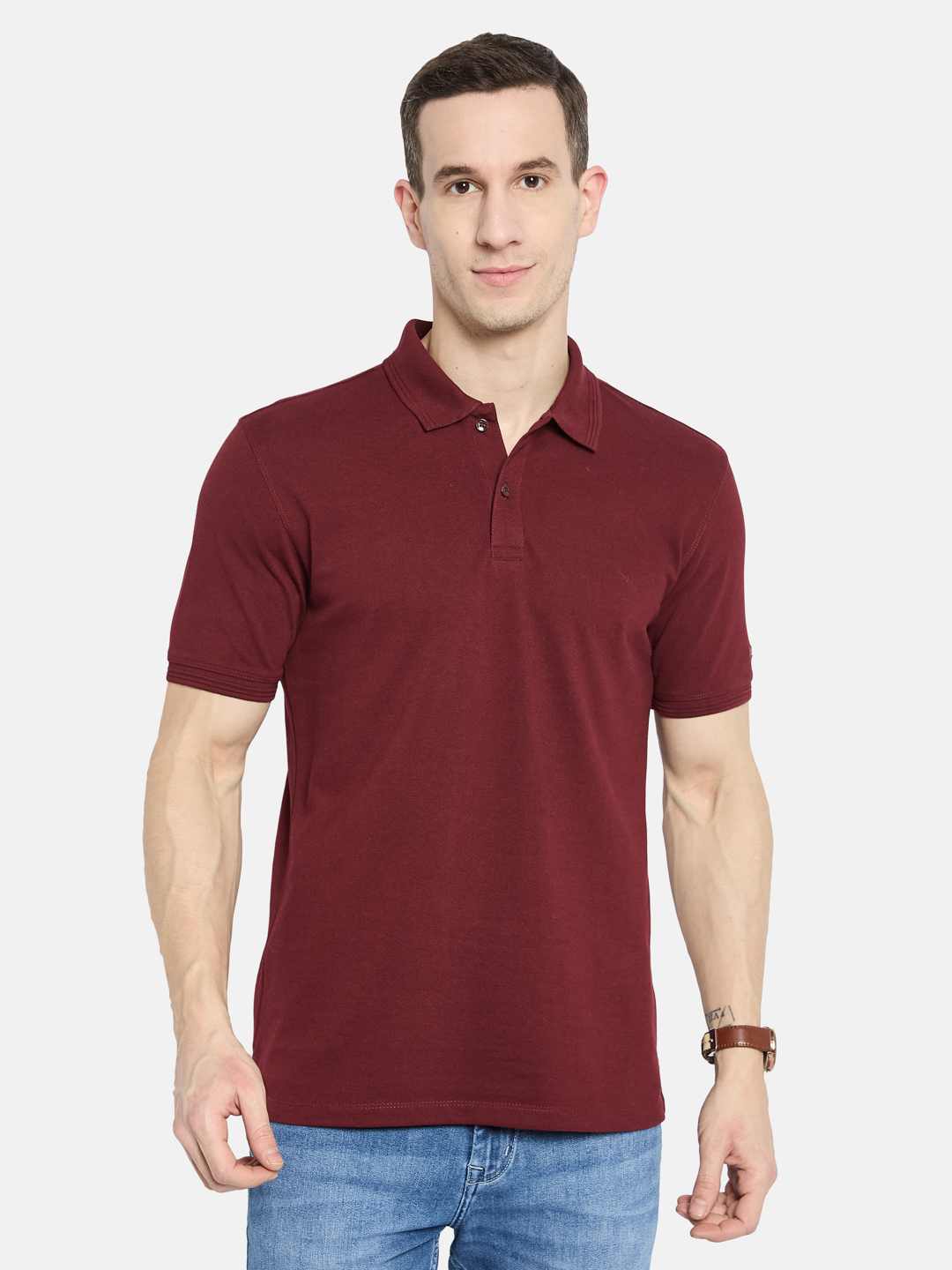 Octave Men Polo Collar T-shirt