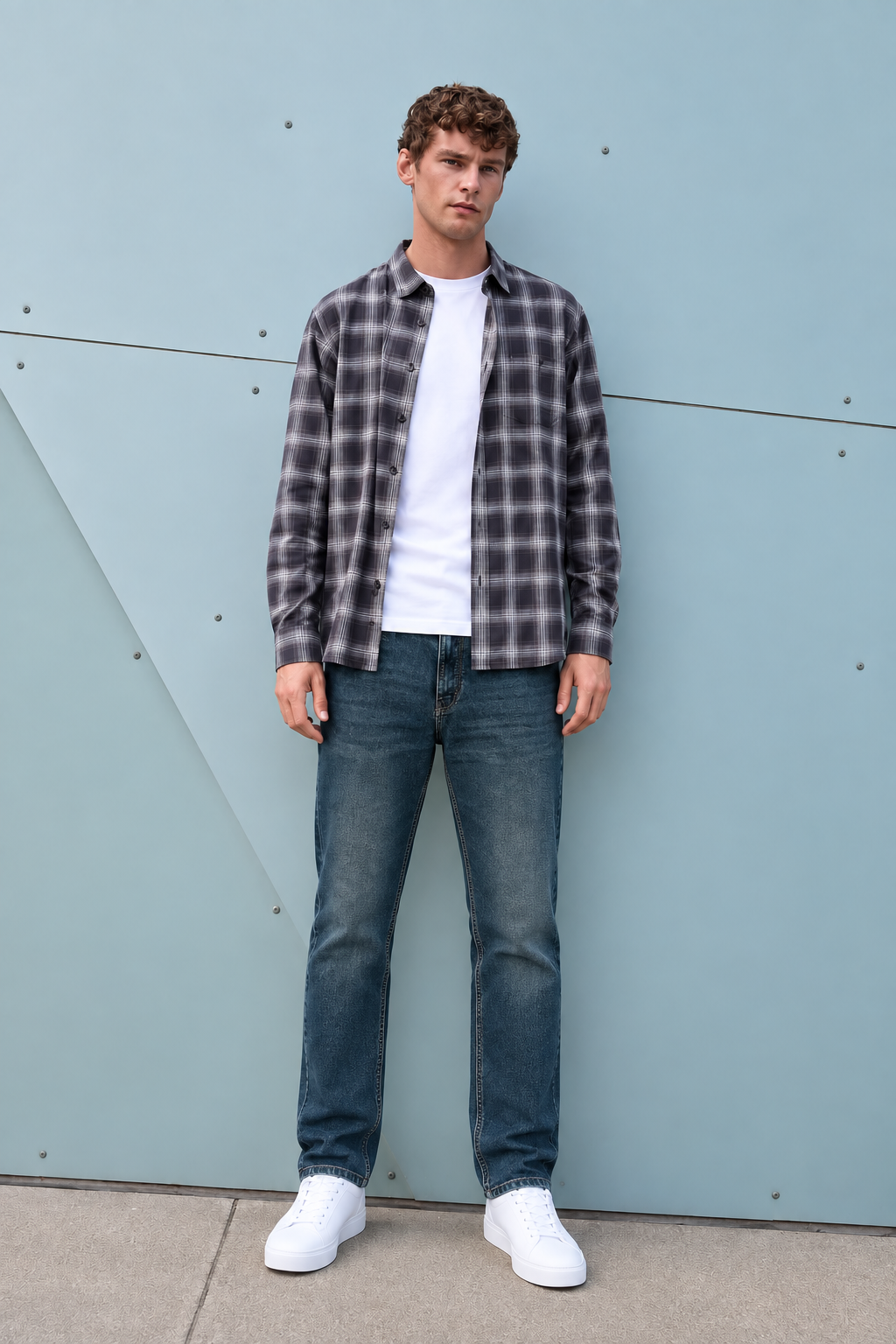 Men’s Darrk Olive Straight Fit Denim Jeans | Mid-Rise Stretchable Five-Pocket Casual Jeans
