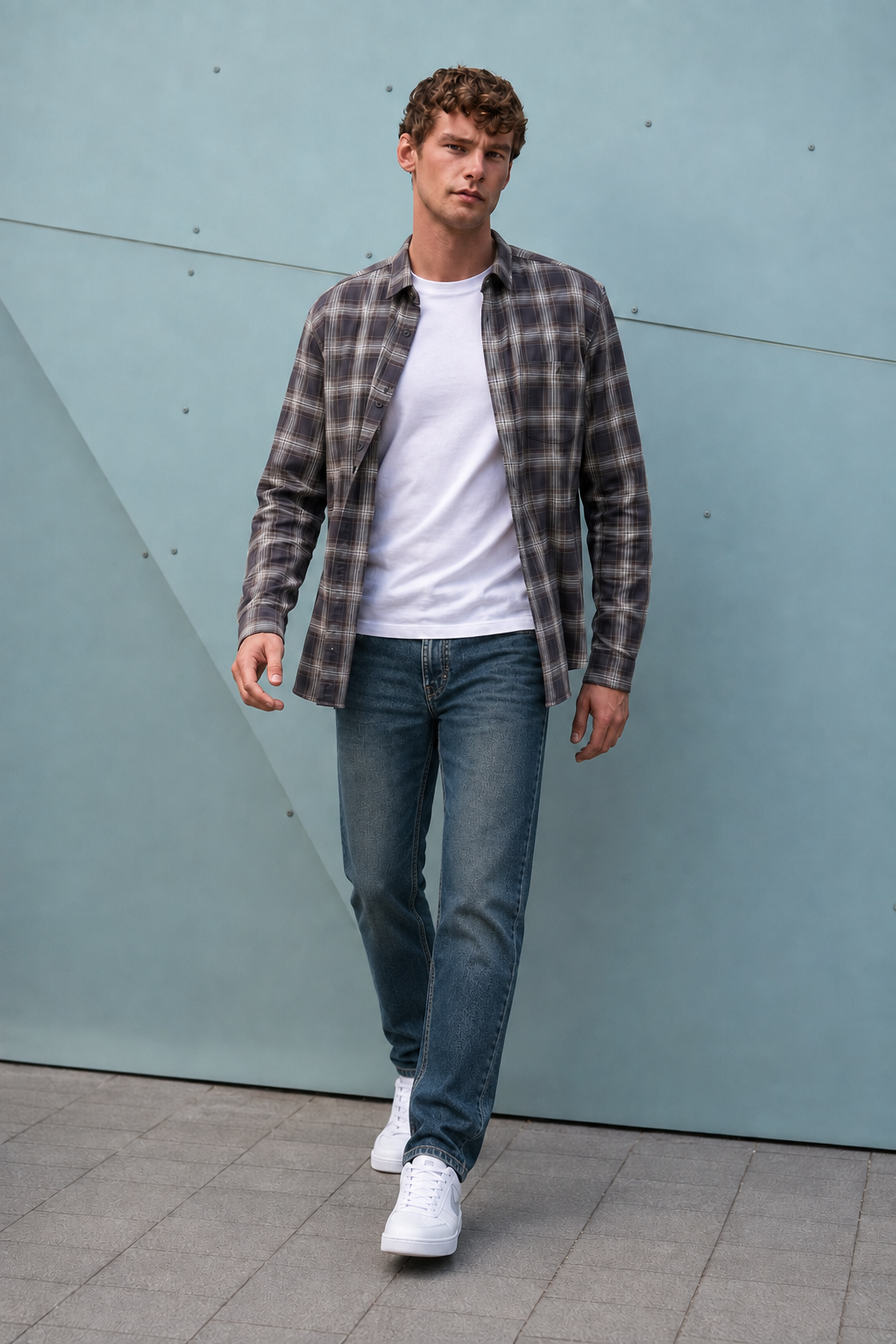Men’s Darrk Olive Straight Fit Denim Jeans | Mid-Rise Stretchable Five-Pocket Casual Jeans