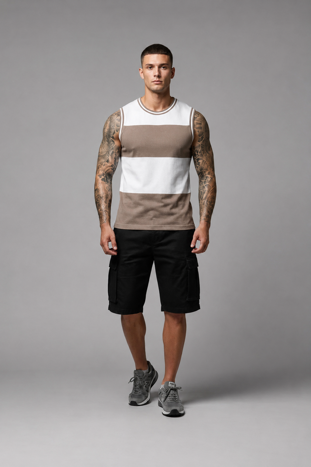 Men Colourblocked T-shirt