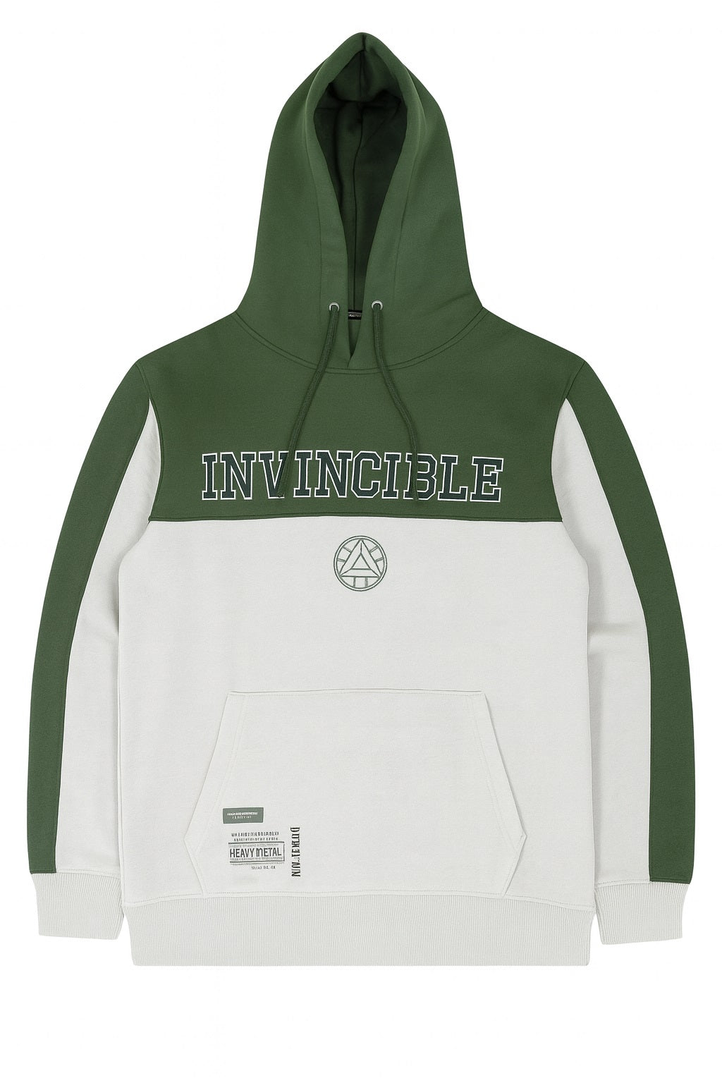 Octave Men Colourblocked Hooded Sweatshirt