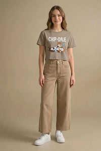 Women Stone Printed T-shirt