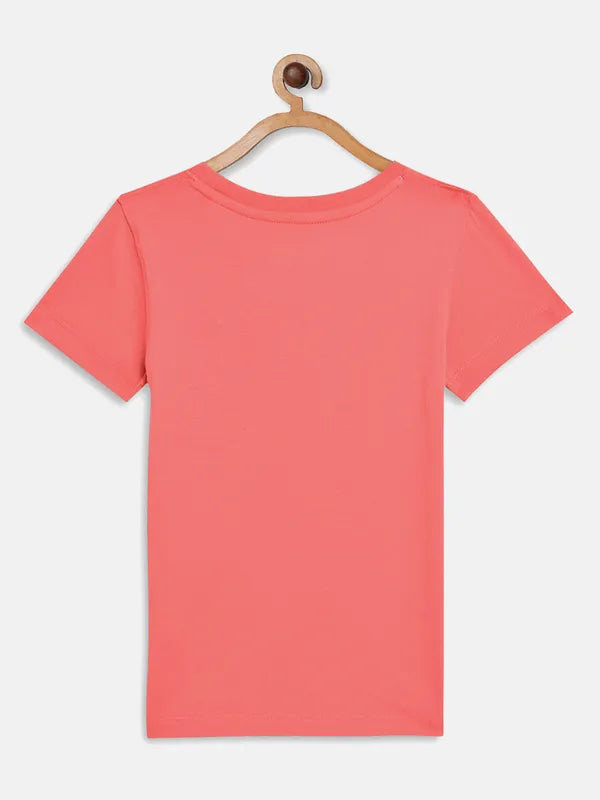 Bubble Gum Graphic Round Neck