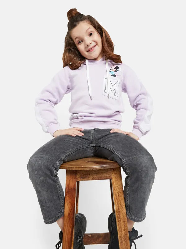 Mettle Girls Purple Hooded Sweatshirt