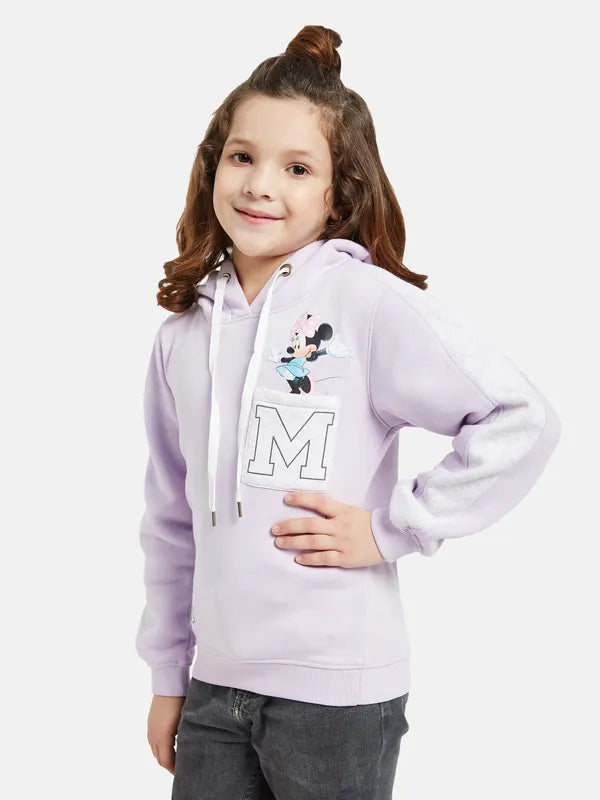 Mettle Girls Purple Hooded Sweatshirt