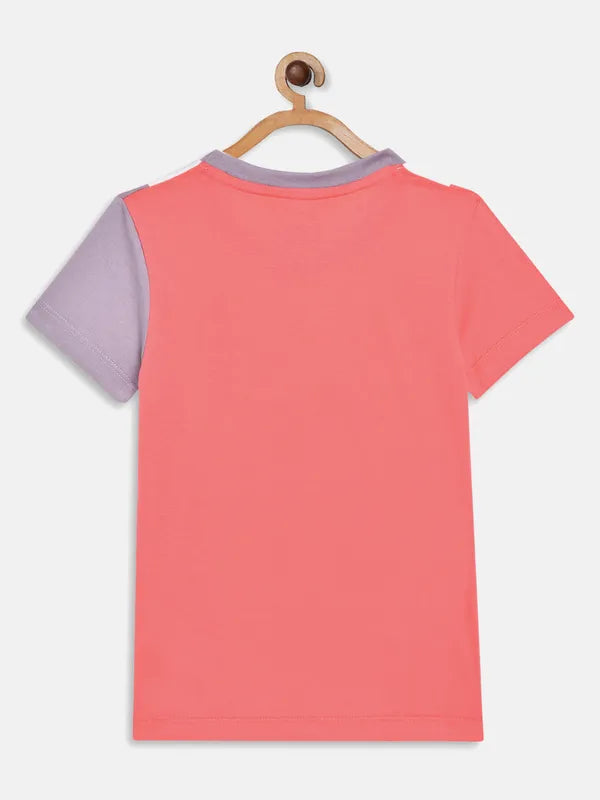 Bubble Gum Graphic Round Neck