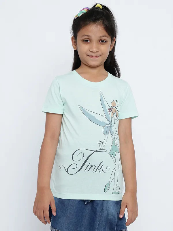 Mettle Girls Disney Princess Printed Cotton T-Shirt