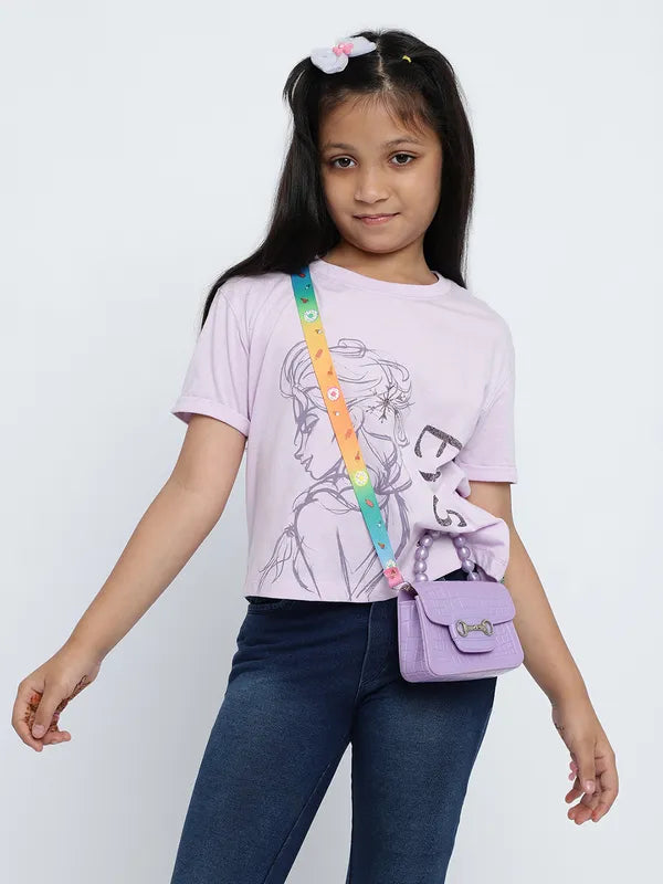 Mettle Girls Elsa Printed Cotton T-Shirt