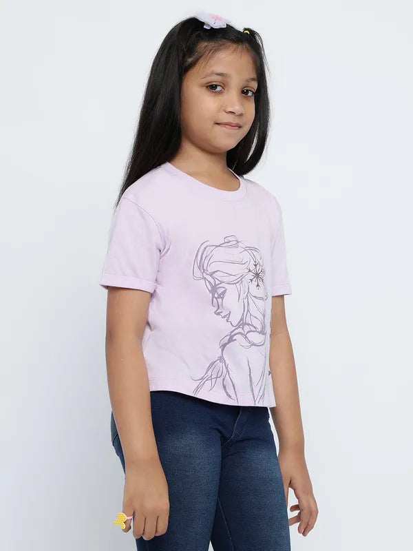 Mettle Girls Elsa Printed Cotton T-Shirt