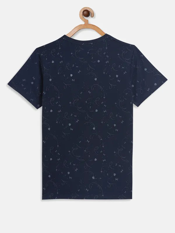 Octave Boys Blue Star Wars Printed Applique T-Shirt