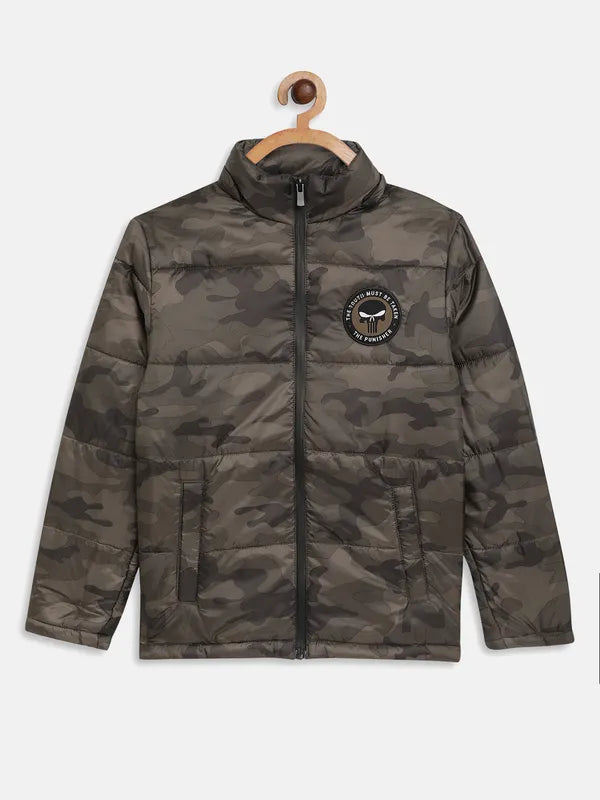 Boys Camouflage Padded Jacket