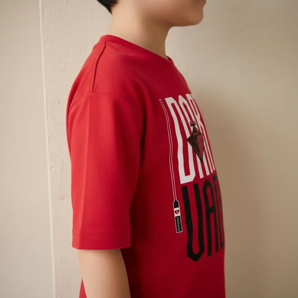 Boy Printed Round Neck T-Shirt