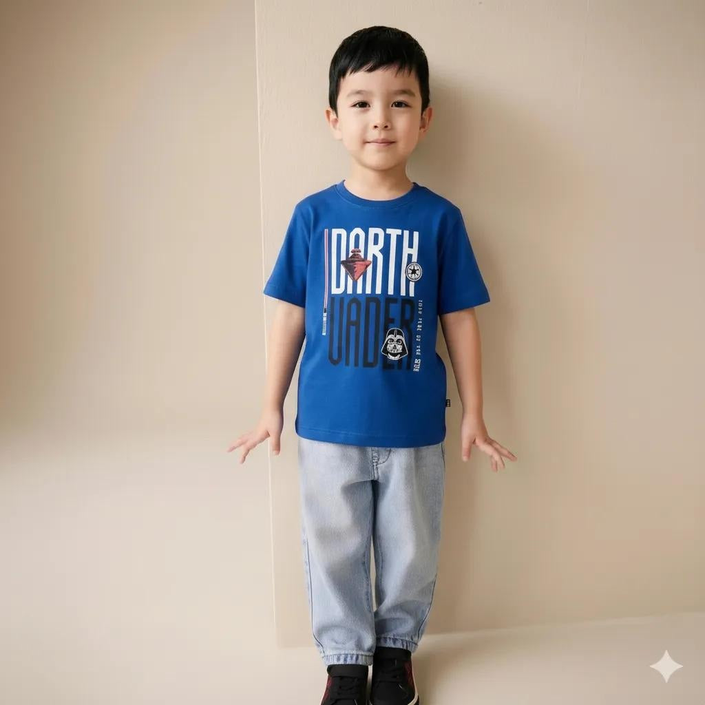 Boy Royal Printed Round Neck T-Shirt