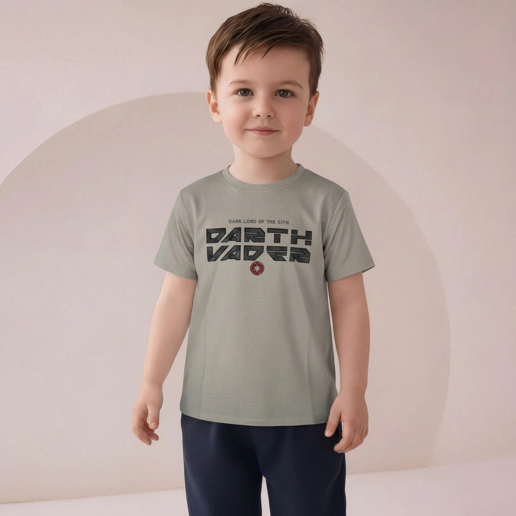 Octave Boys Arona Printed Round Neck Short Sleeves T-shirt