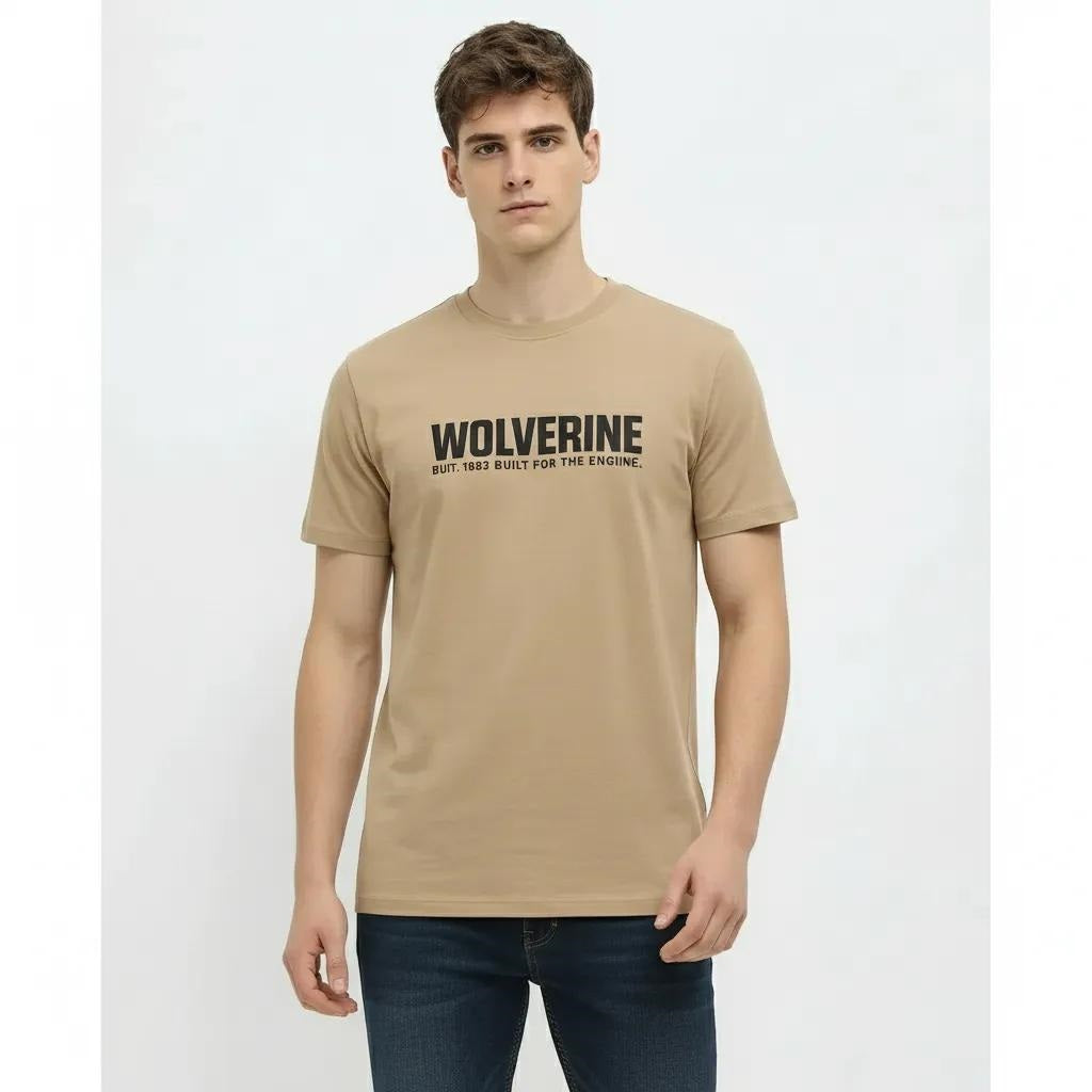 Men Malt Typography Printed Round Neck Cotton T-shirt