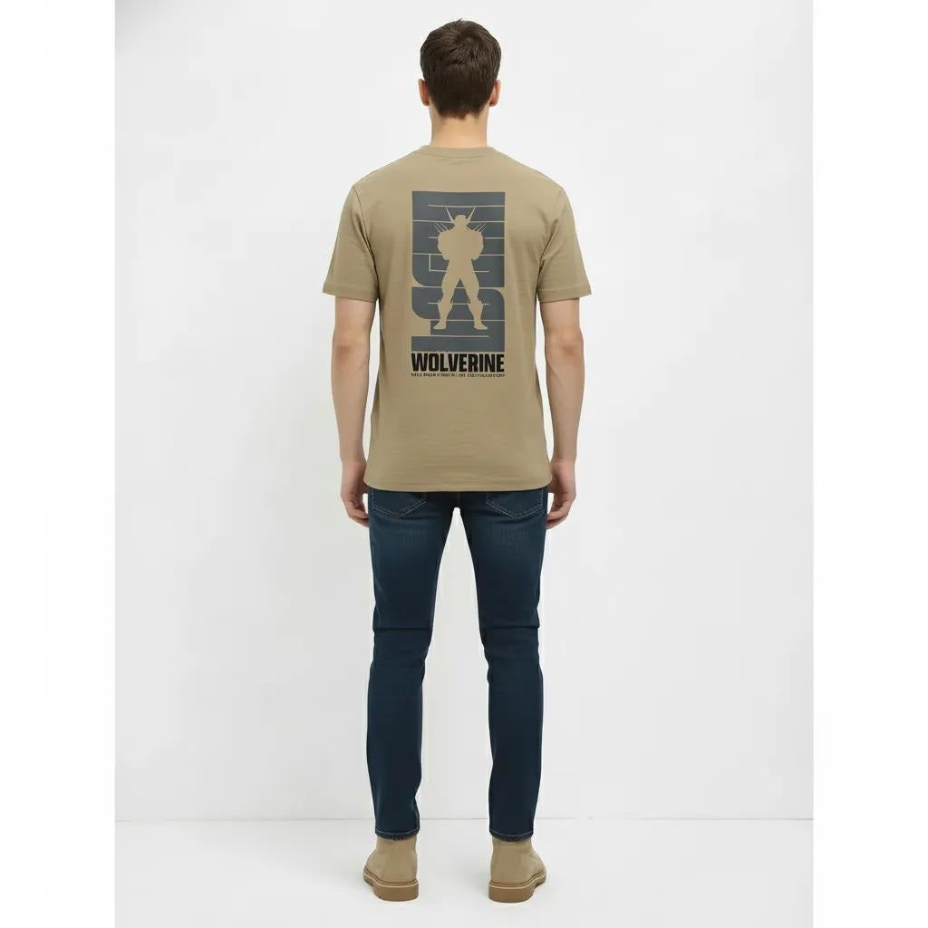 Men Malt Typography Printed Round Neck Cotton T-shirt