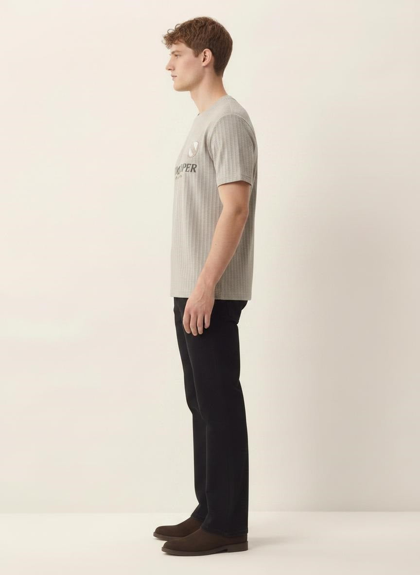 Men Arona Round Neck Printed T-shirt