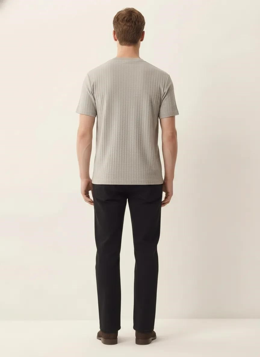Men Arona Round Neck Printed T-shirt