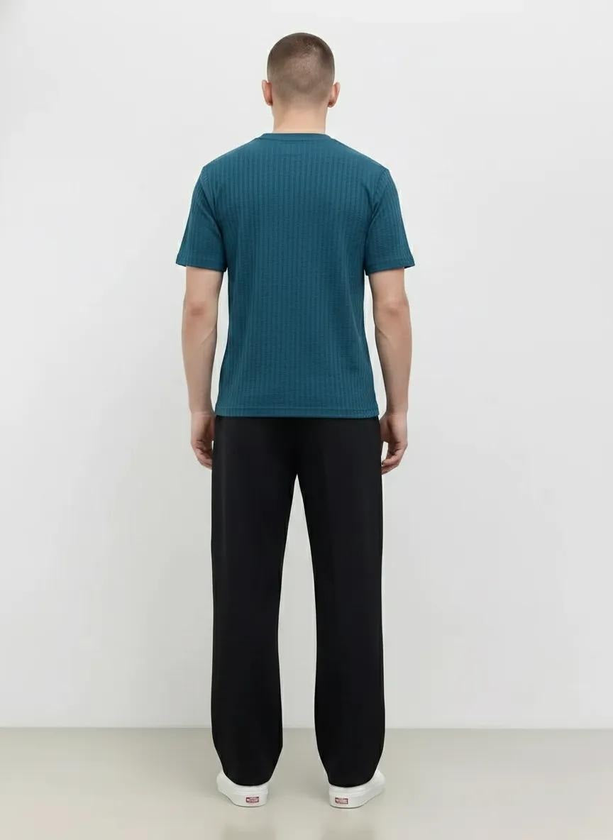 Men Pacific Round Neck Printed T-shirt