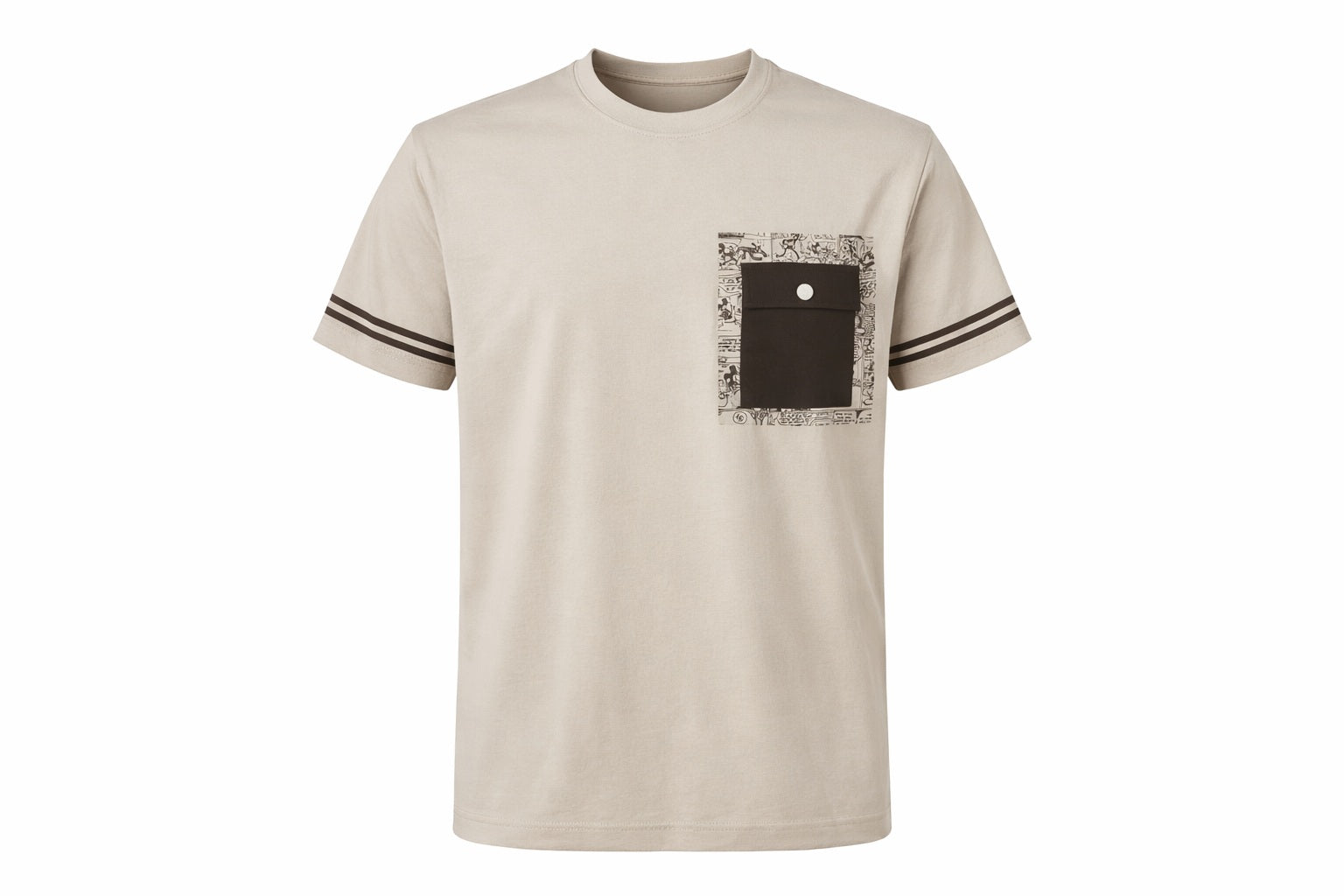 Men Printed Pockets T-shirt