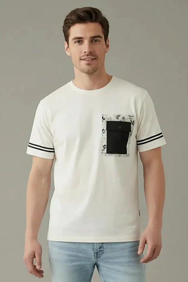 Octave Men Printed T-shirt