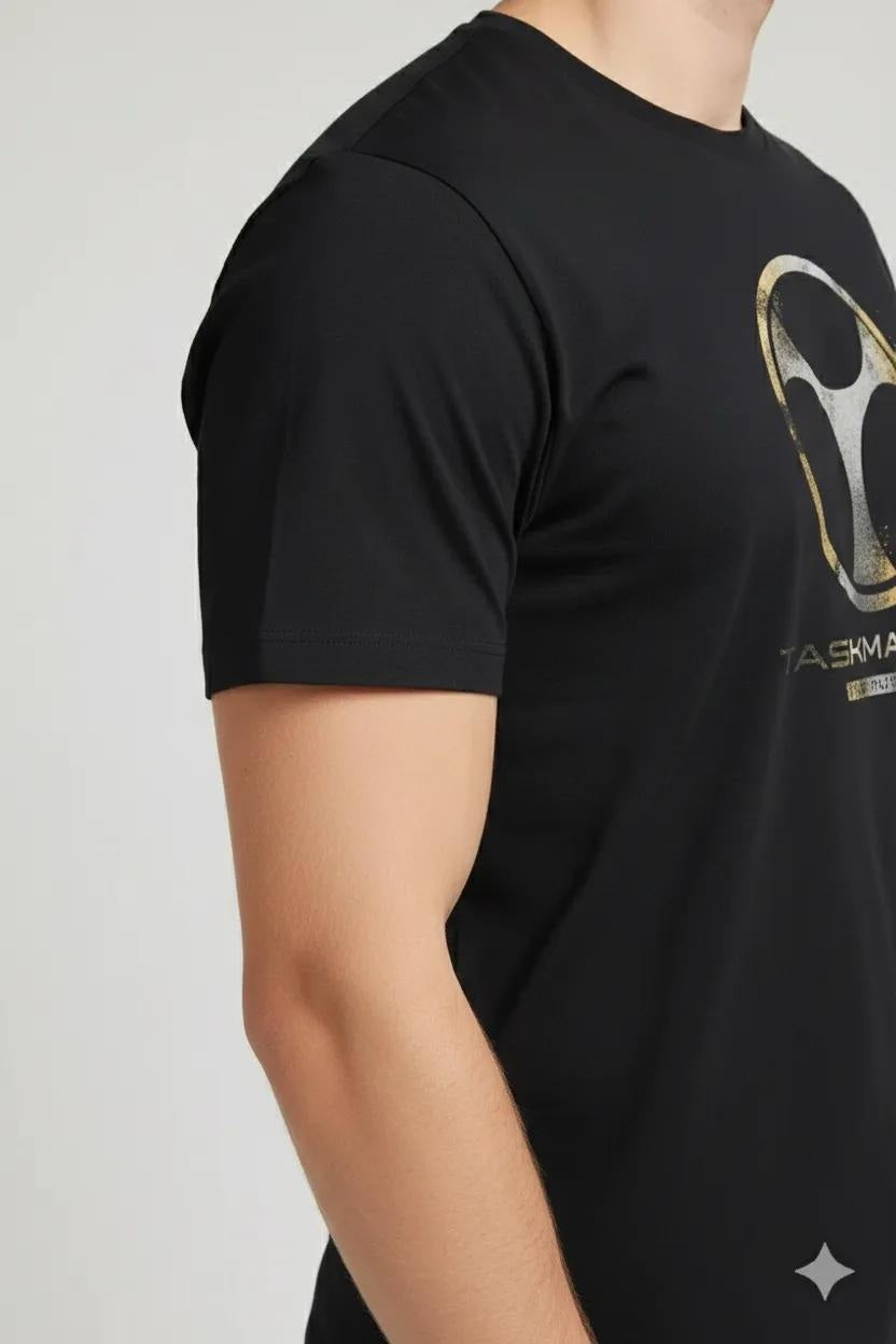 Men Printed Round Neck T-shirt