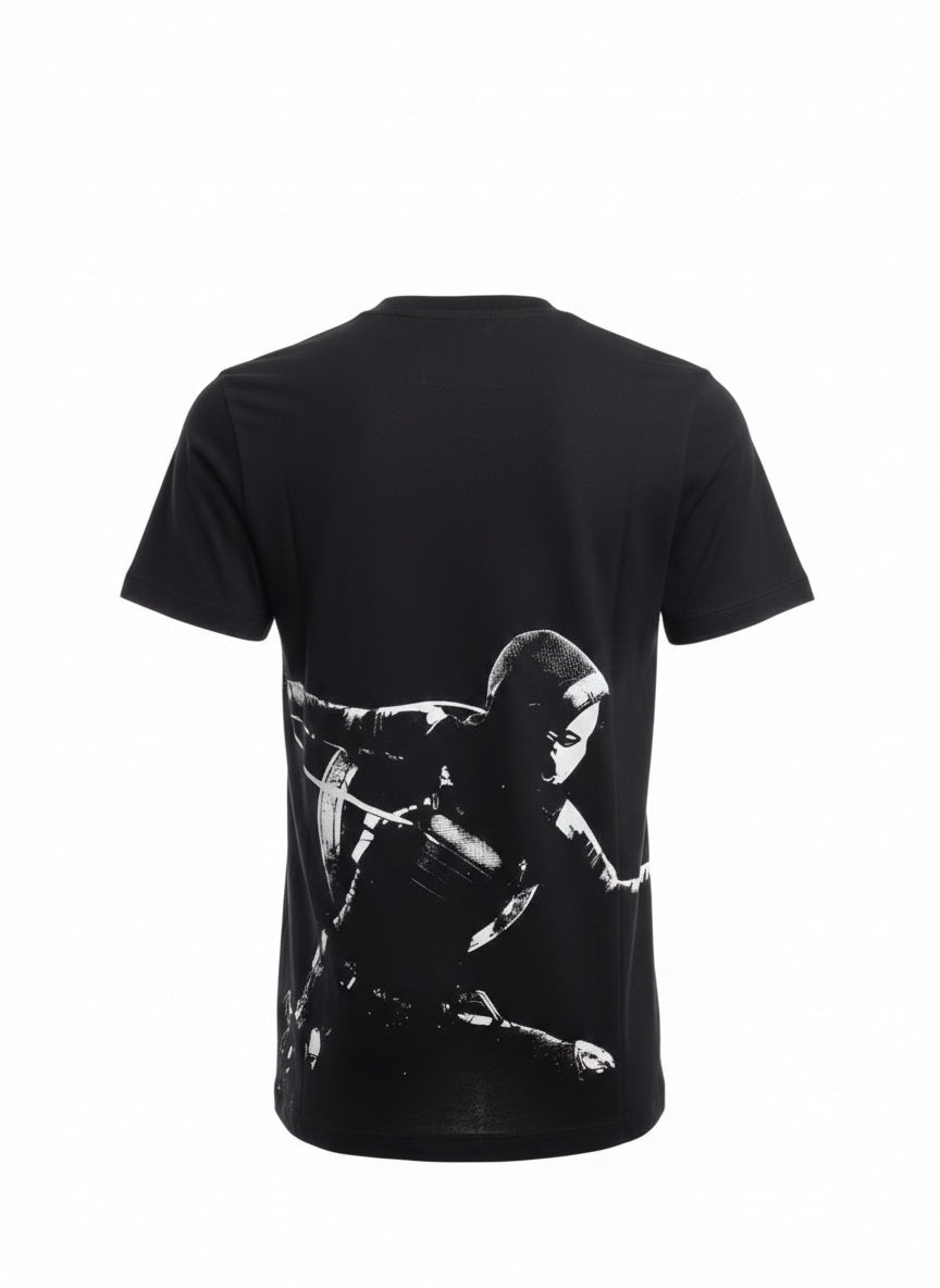 Men Printed Round Neck T-shirt