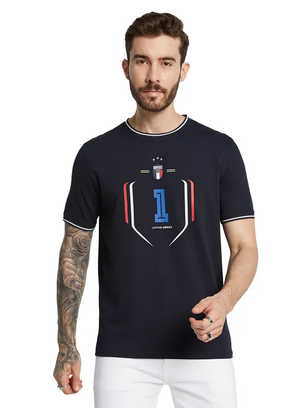 Octave Men Printed Pockets T-Shirt