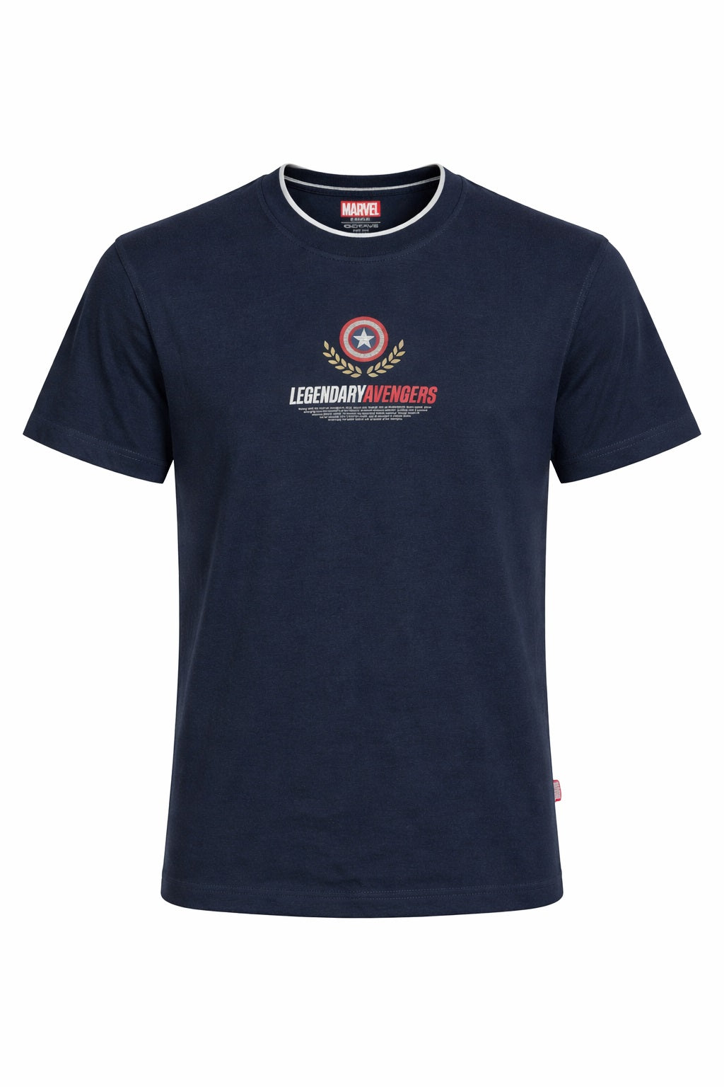 Men Captain America Printed T-shirt