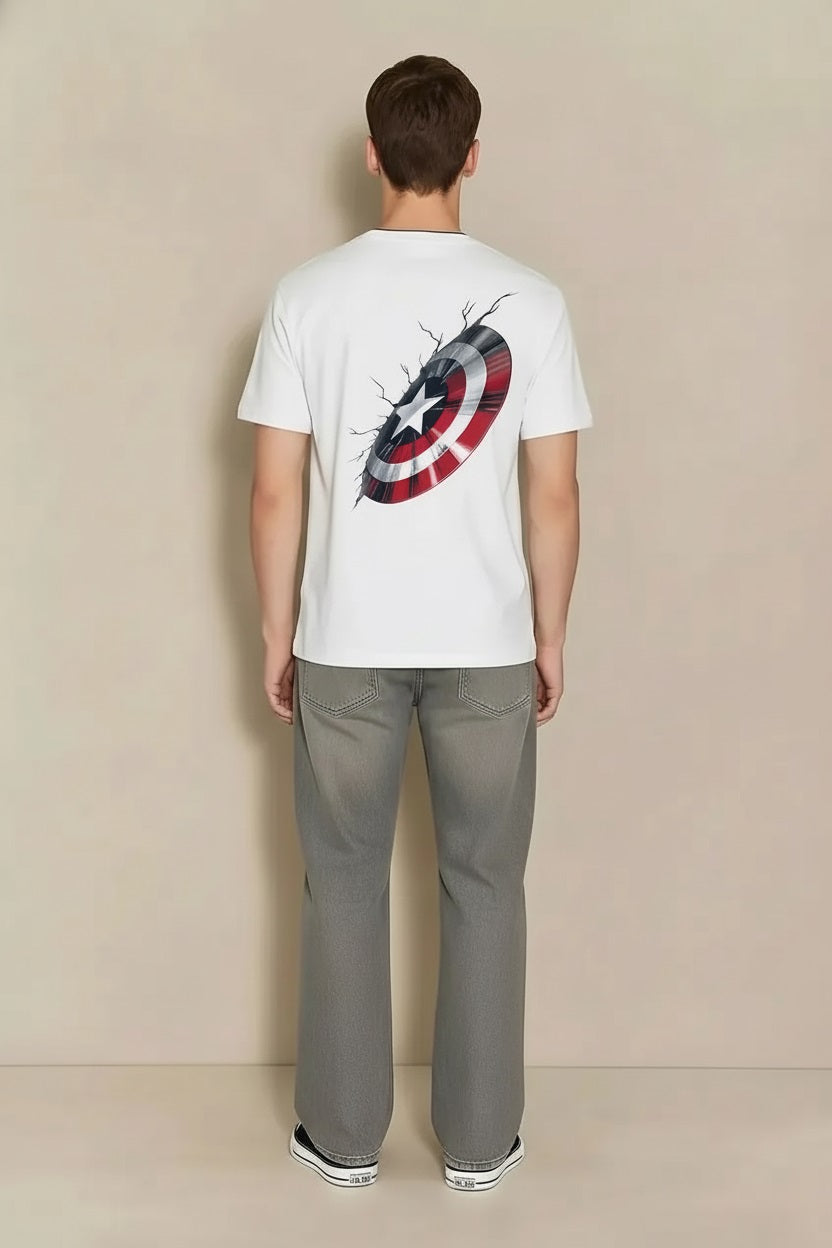 Men Off White Avengers Printed T-shirt