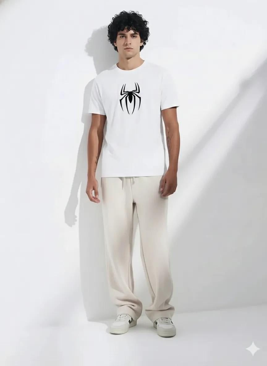 Octave Men Printed Round Neck T-shirt