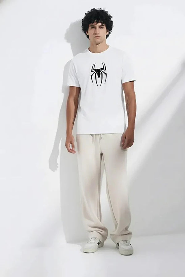 Octave Men Printed Round Neck T-shirt