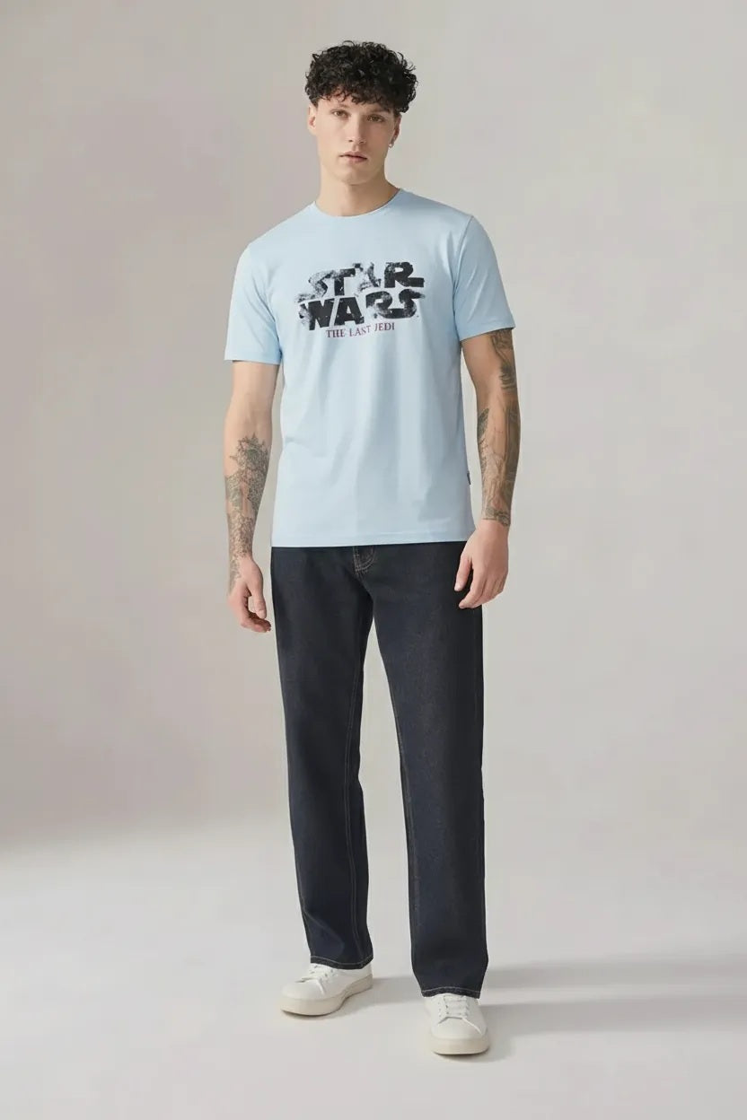 Men Star Wars Printed T-shirt