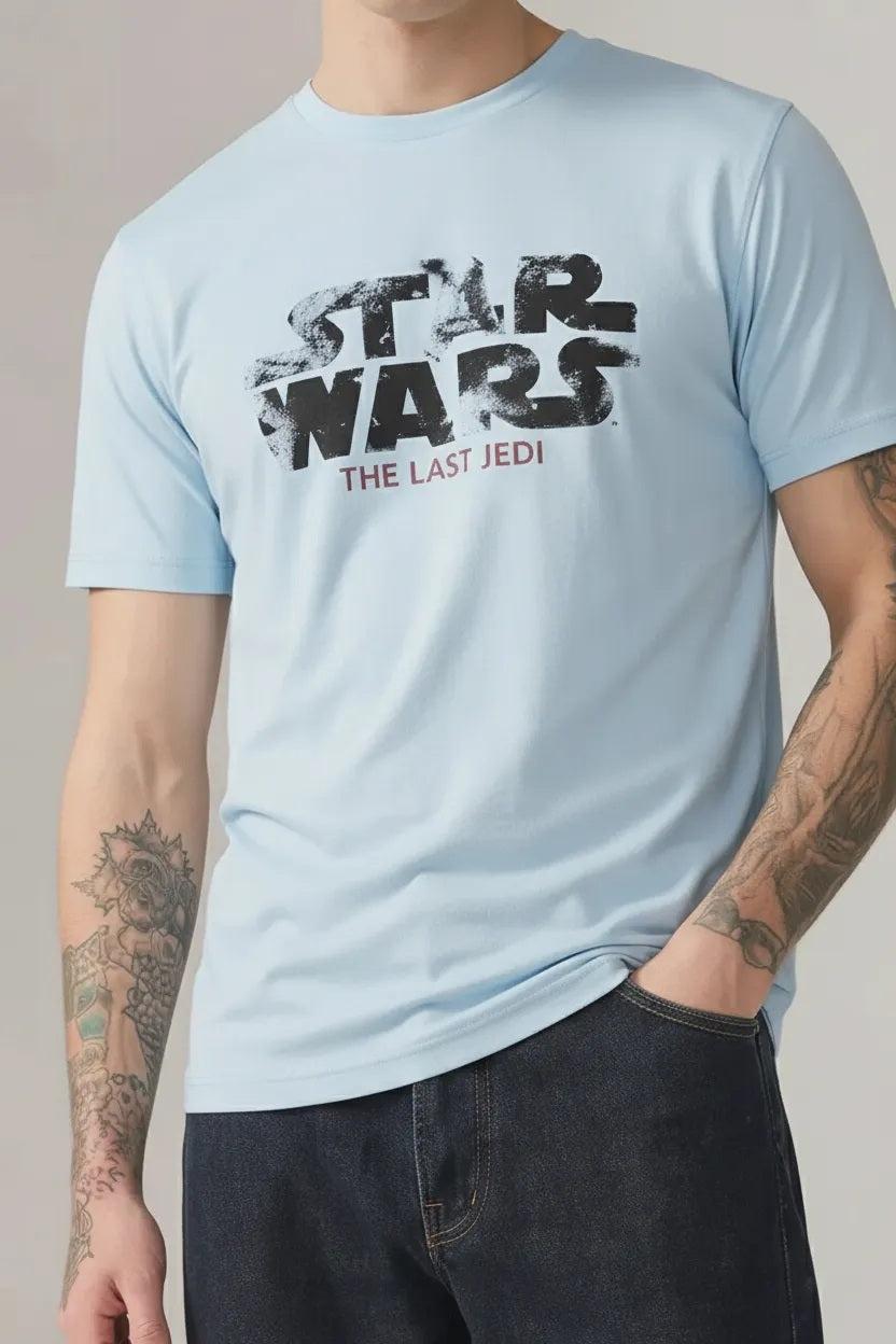 Men Star Wars Printed T-shirt