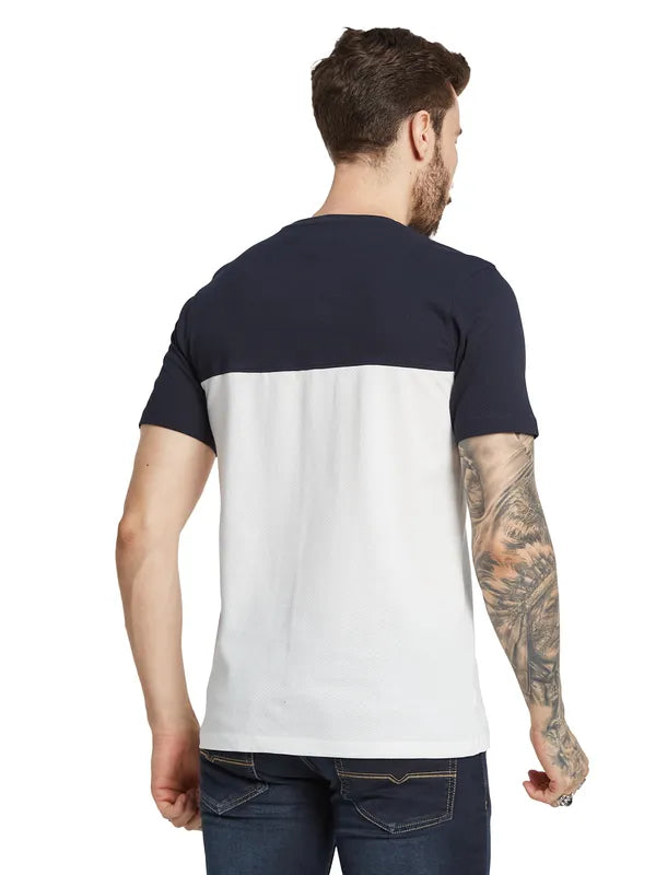 Octave Men Colourblocked T-Shirt